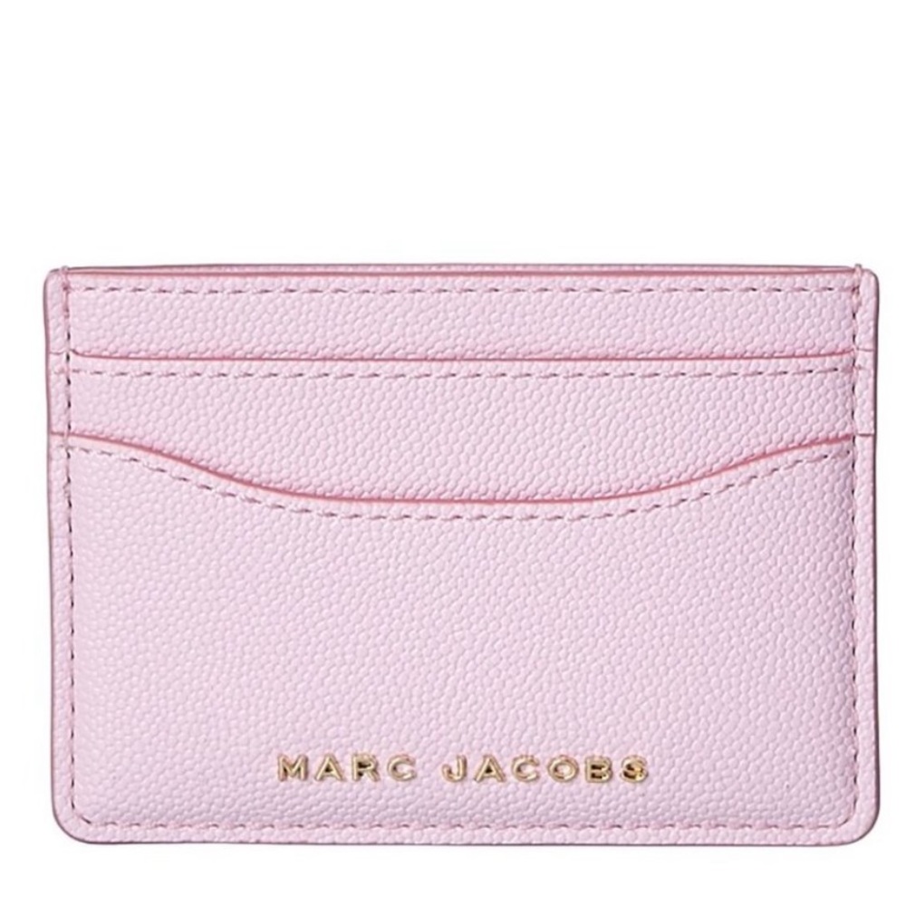 Marc Jacobs pebbled leather card holder / wallet, pink tuul
Style M0016997-682